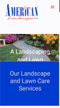 Mobile Screenshot of americanlandscapesllc.com